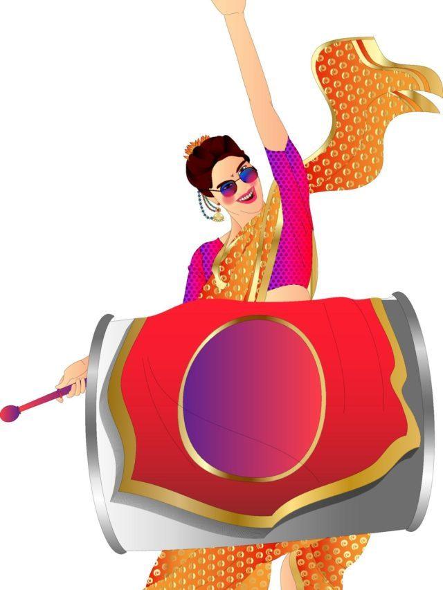People Playing Dhol Tasha Indian Festival Stock-vektor (royaltyfri)  704274166 | Shutterstock